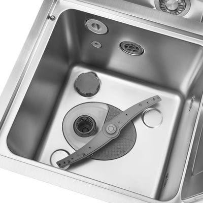 Load image into Gallery viewer, Franke Kitchen Sink Dishwasher Stainless Steel Double Bowl FSDW50