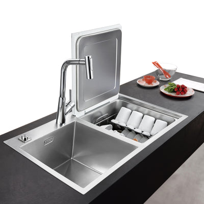 Load image into Gallery viewer, Franke Kitchen Sink Dishwasher Stainless Steel Double Bowl FSDW50