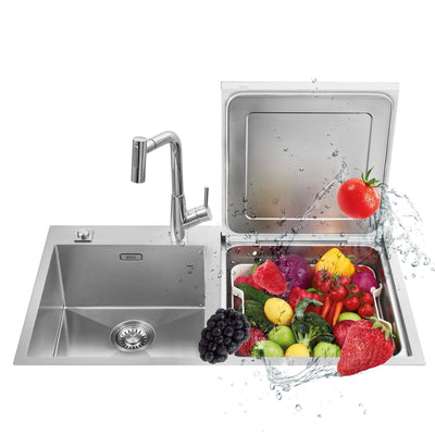 Load image into Gallery viewer, Franke Kitchen Sink Dishwasher Stainless Steel Double Bowl FSDW50
