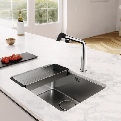Load image into Gallery viewer, Franke Kitchen Tap Icon J-Shape Swivel Spout