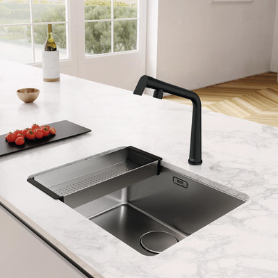 Load image into Gallery viewer, Franke Kitchen Tap Icon J-Shape Swivel Spout