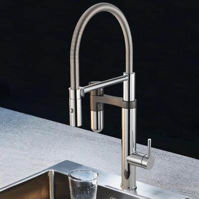 Load image into Gallery viewer, Franke Water Filter Kitchen Tap Vital Semi-Pro Pull-Out