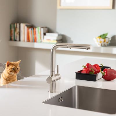 Load image into Gallery viewer, Franke Kitchen Tap Active Twist L-Shape Pull Out
