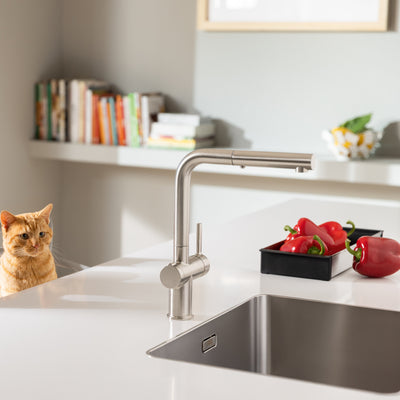 Load image into Gallery viewer, Franke Kitchen Tap Active Twist L-Shape Pull Out
