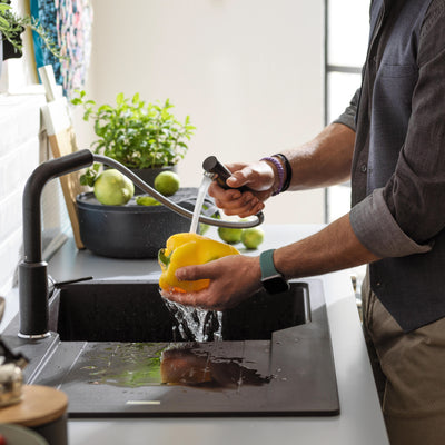 Load image into Gallery viewer, Franke Kitchen Tap Urban L-Shape Pull Out Nozzle