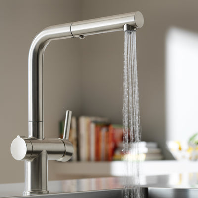 Load image into Gallery viewer, Franke Kitchen Tap Active Twist L-Shape Pull Out