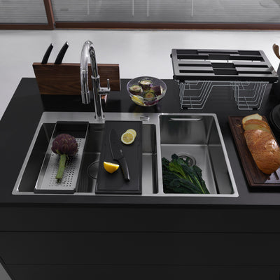 Load image into Gallery viewer, Franke Kitchen Sink Box Center Stainless Steel Double Bowl BWX 220-54-27 WCR