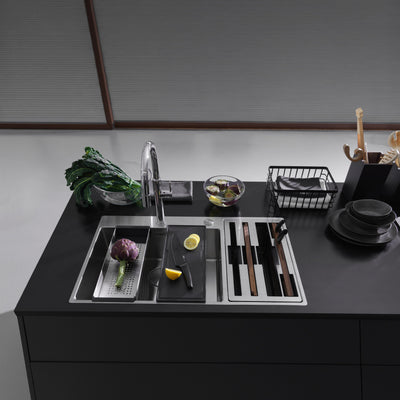 Load image into Gallery viewer, Franke Kitchen Sink Box Center Stainless Steel Double Bowl BWX 220-54-27 WCR