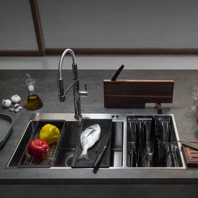 Load image into Gallery viewer, Franke Kitchen Sink Box Center Stainless Steel Double Bowl BWX 220-54-27 WCR