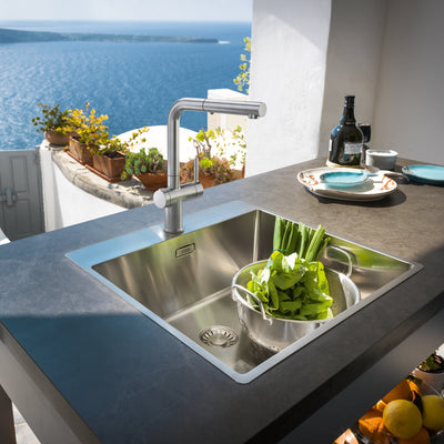 Load image into Gallery viewer, Franke Kitchen Tap Active Twist L-Shape Pull Out