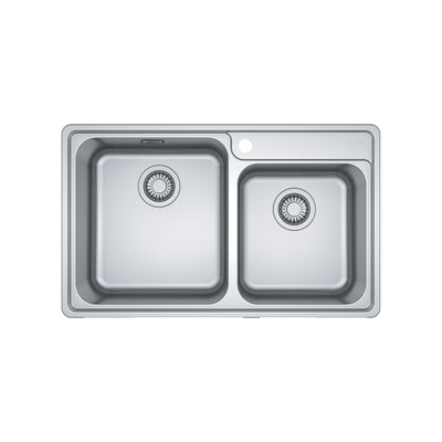 Load image into Gallery viewer, Franke Kitchen Sink Bell Stainless Steel Double Bowl - BCX 620-38-32