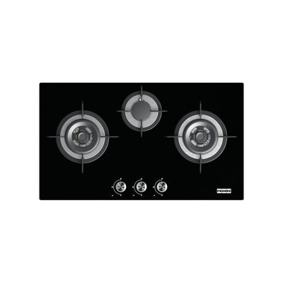 Load image into Gallery viewer, Franke Gas Hob Onyx 3-Burner Glass Black FHG8316