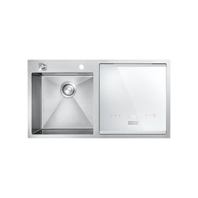 Load image into Gallery viewer, Franke Kitchen Sink Dishwasher Stainless Steel Double Bowl FSDW50
