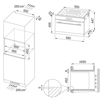 Load image into Gallery viewer, Franke Steamer Onyx Built-in FDO6200BX