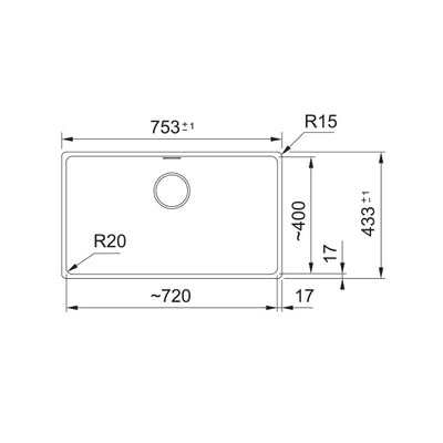 Load image into Gallery viewer, Franke Kitchen Sink Maris Granite Single Bowl MRG 210-72