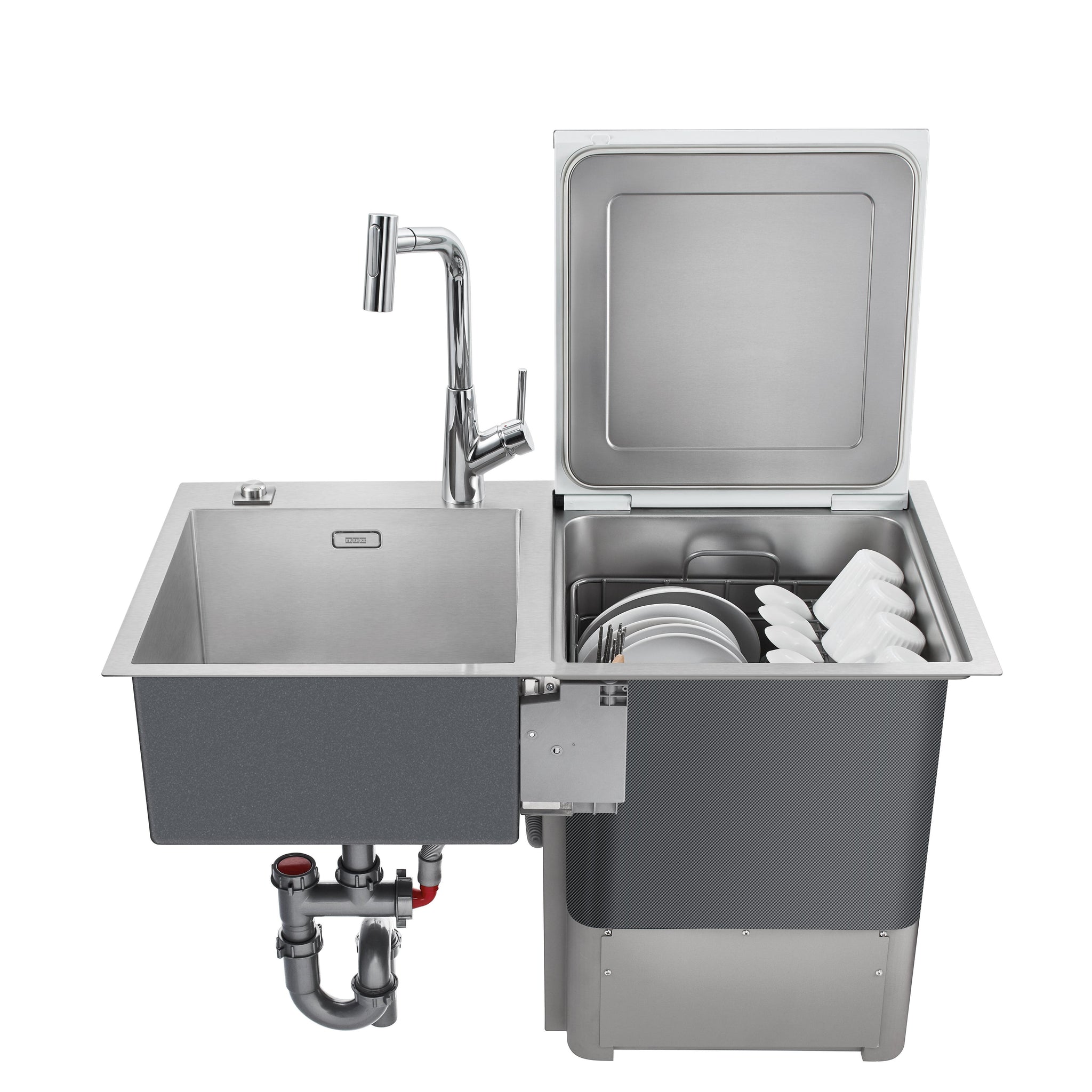 Franke Kitchen Sink Dishwasher Stainless Steel Double Bowl FSDW50