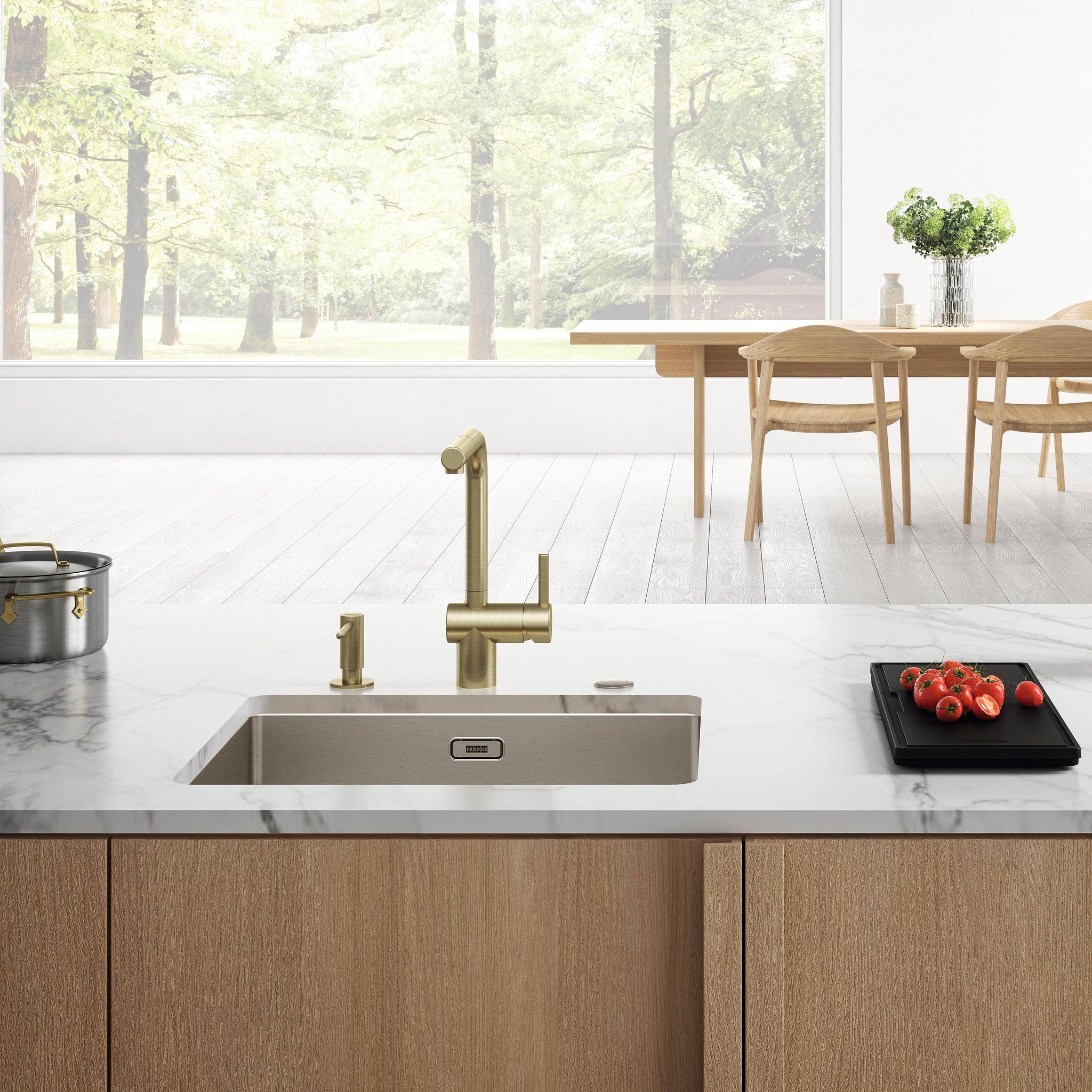 Franke Kitchen Tap Atlas Neo LShape Pull Out Nozzle CT1310