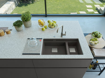 Load image into Gallery viewer, Franke Kubus 2 Kitchen Sink Granite Double Bowl - KNG 120-46-21
