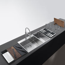 Load image into Gallery viewer, Franke Box Center Kitchen Sink Stainless Steel Double Bowl BWX 220-54
