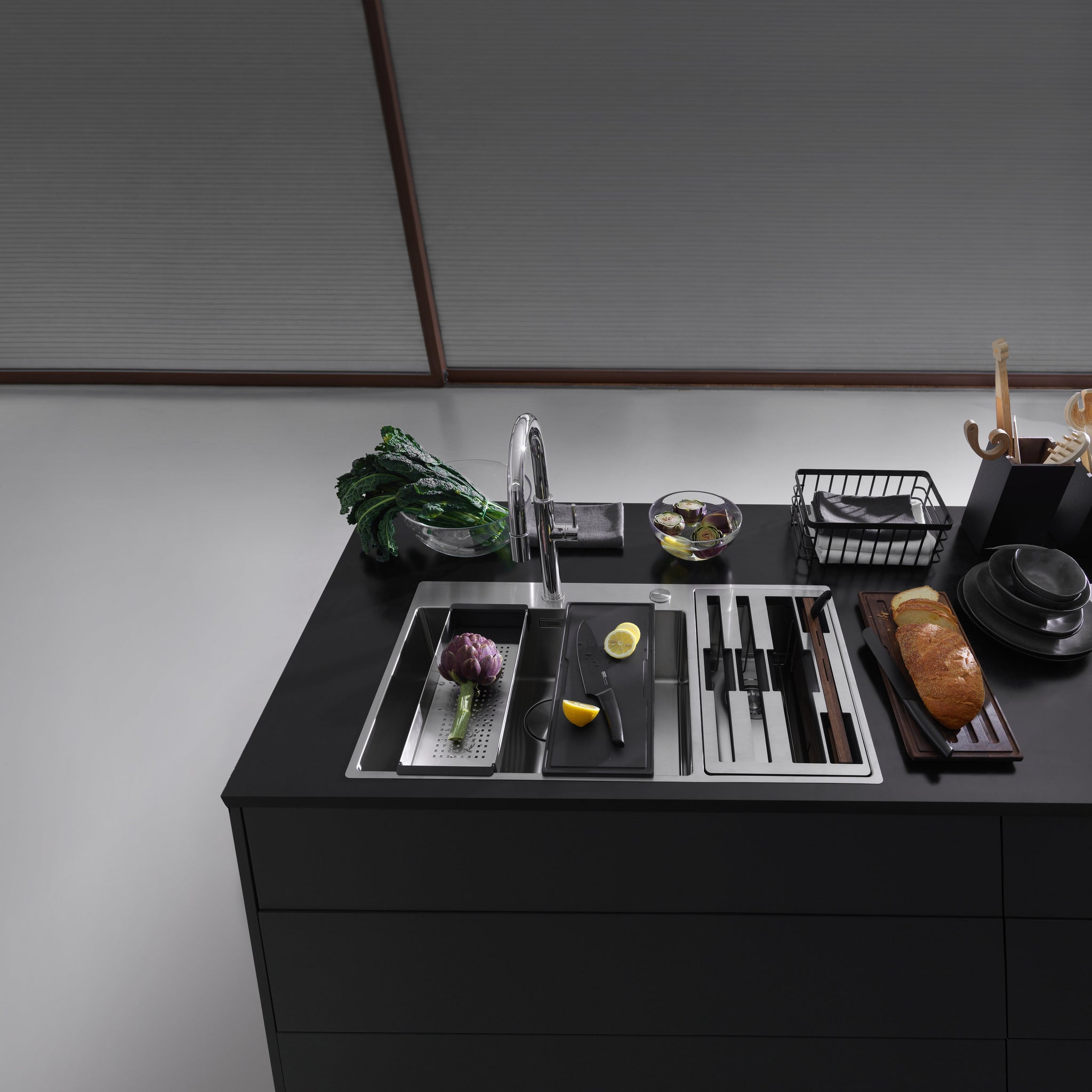 Franke Box Center Spüle BWX 220-54-27 A – Edelstahl, Glatt, Für Unterschränke Ab 90 Cm