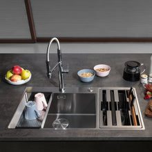 Load image into Gallery viewer, Franke Box Center Kitchen Sink Stainless Steel Double Bowl BWX 220-54
