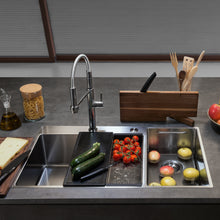 Load image into Gallery viewer, Franke Box Center Kitchen Sink Stainless Steel Double Bowl BWX 220-54
