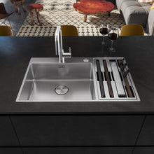 Load image into Gallery viewer, Franke Box Center Kitchen Sink Stainless Steel Double Bowl BWX 220-54
