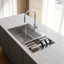 Load image into Gallery viewer, Franke Box Center Kitchen Sink Stainless Steel Double Bowl BWX 220-54
