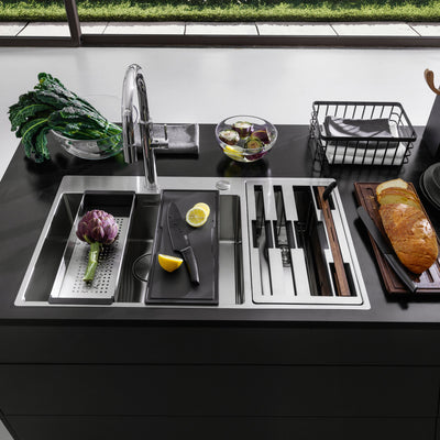 Load image into Gallery viewer, Franke Kitchen Sink Box Center Stainless Steel Double Bowl BWX 220-54-27 WCR
