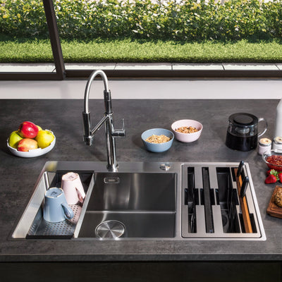 Load image into Gallery viewer, Franke Kitchen Sink Box Center Stainless Steel Double Bowl BWX 220-54-27 WCR
