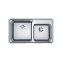 Load image into Gallery viewer, Franke Bell Kitchen Sink Stainless Steel Double Bowl BCX 620-42/35
