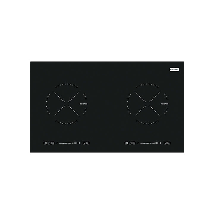 Franke Onyx Induction Hob 2-Zone Horizontal Glass Black