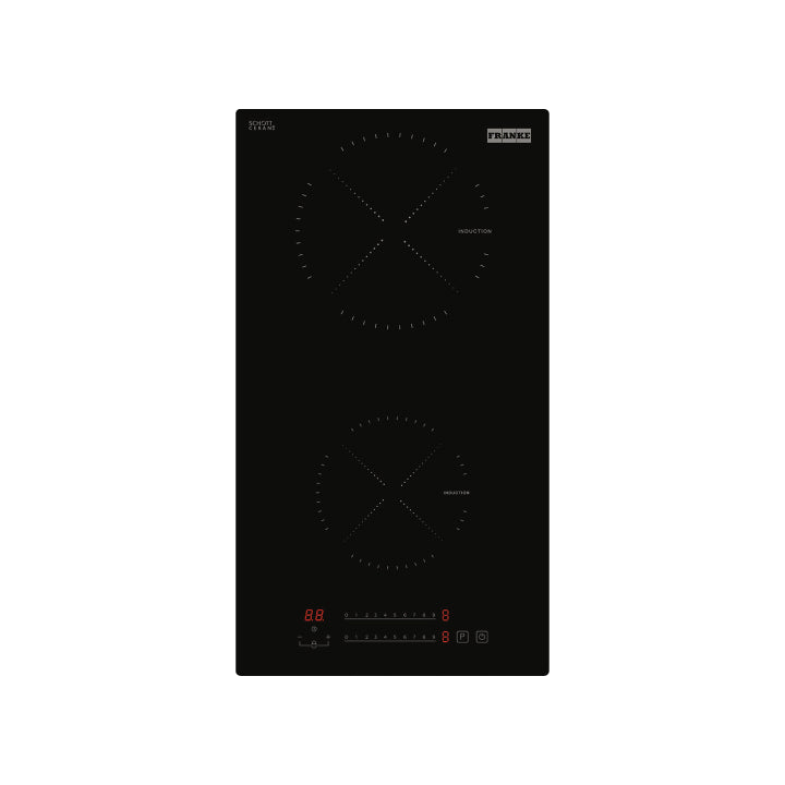 Franke Onyx Induction Hob 2-Zone Glass Black