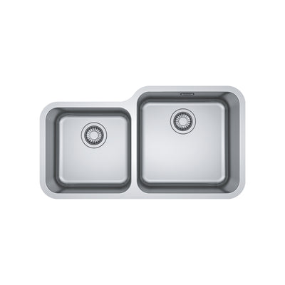 Load image into Gallery viewer, Franke Kitchen Sink Bell Stainless Steel Double Bowl BCX 120-42-35
