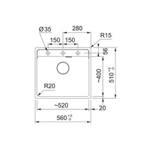 Load image into Gallery viewer, Franke Maris Kitchen Sink Granite Single Bowl MRG 610-52
