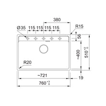 Load image into Gallery viewer, Franke Maris Kitchen Sink Granite Single Bowl MRG 610-72
