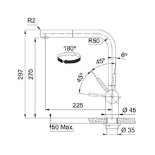 Load image into Gallery viewer, Franke Atlas Neo Kitchen Tap L-Shape Pull Out Nozzle - CT1310
