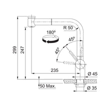 Load image into Gallery viewer, Franke Atlas Neo Kitchen Tap L-Shape Pull Out Spray - CT196S
