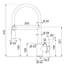 Load image into Gallery viewer, Franke Lina Kitchen Tap Semi-Pro - CT995C
