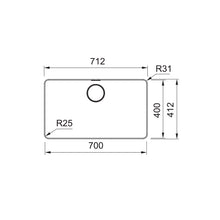 Load image into Gallery viewer, Franke Mythos Kitchen Sink Stainless Steel Single Bowl MYX 210-70
