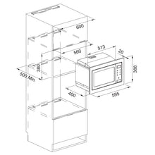 Load image into Gallery viewer, Franke Onyx Microwave-Oven Built-in FMW25BX
