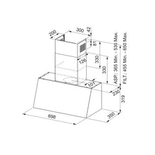 Load image into Gallery viewer, Franke Trendline Hood Wall-mounted BK 70
