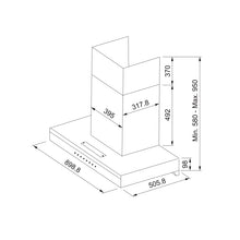 Load image into Gallery viewer, Franke Onyx Hood Wall-mounted T-shape FT922C
