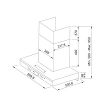 Load image into Gallery viewer, Franke Onyx Hood Wall-mounted T-shape FT926CB
