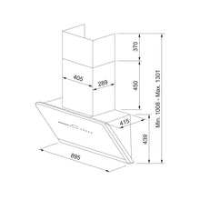 Load image into Gallery viewer, Franke Onyx Hood Wall-mounted Sliding FC928KB
