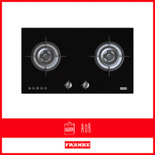 Load image into Gallery viewer, Franke Gas Hob Onyx Double Burner Glass Black TG FHG8216
