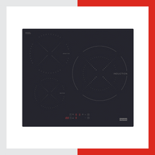 Load image into Gallery viewer, Franke 3-zone Induction Hob Onyx Black Glass FIH6310
