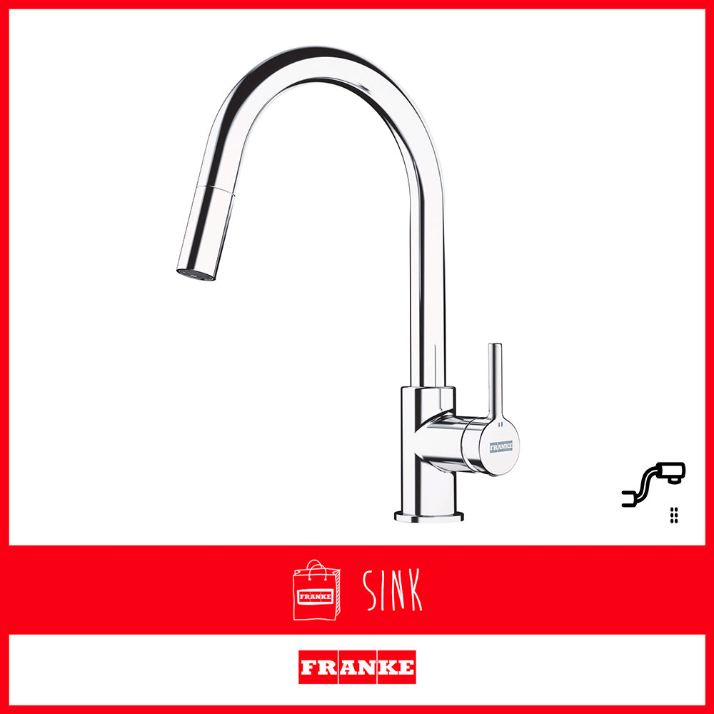 Franke Tap Lina Pull Out C Chrome CT933C